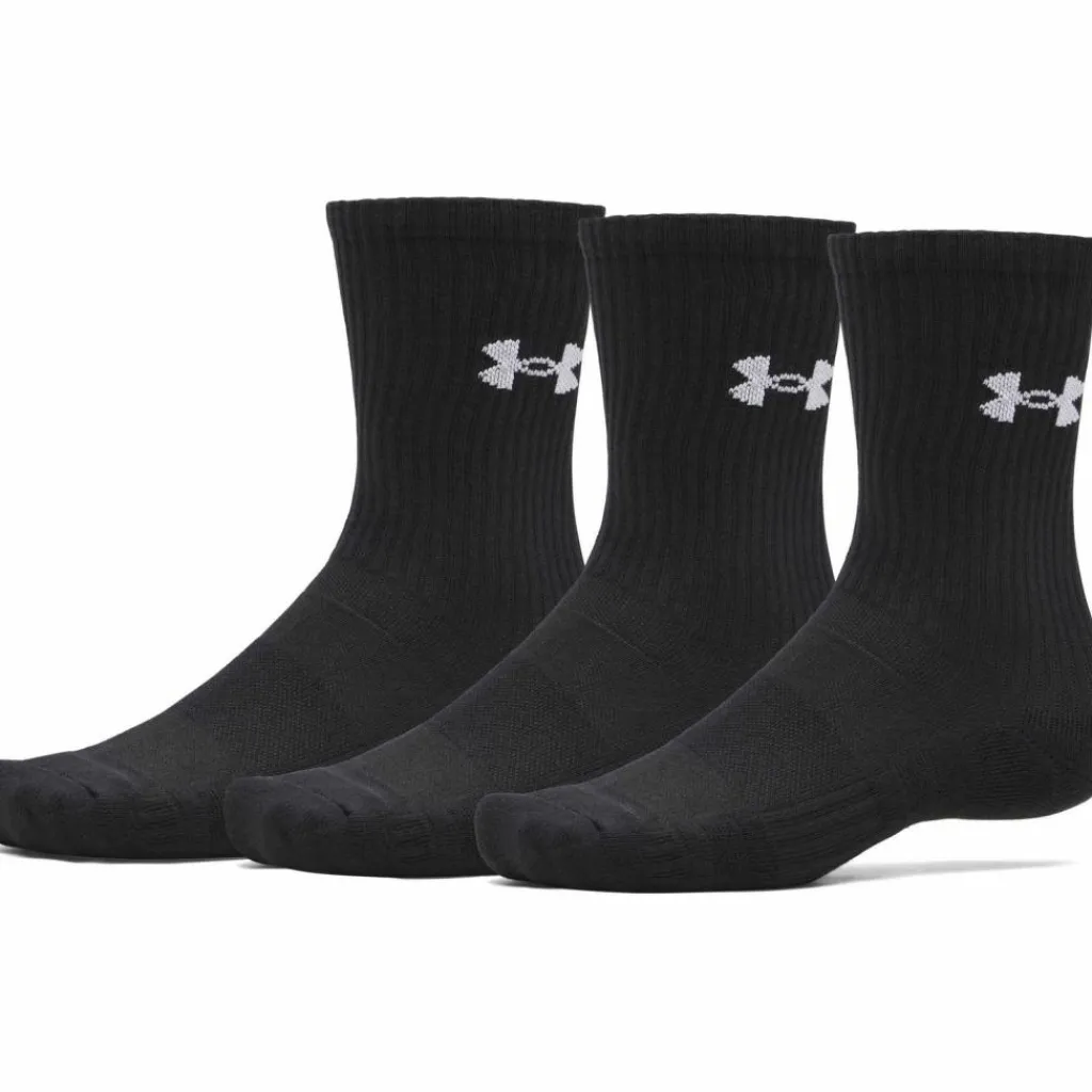 Under Armour Socken<· UA PERFORMANCE COTTON 3P CRW ultimate black