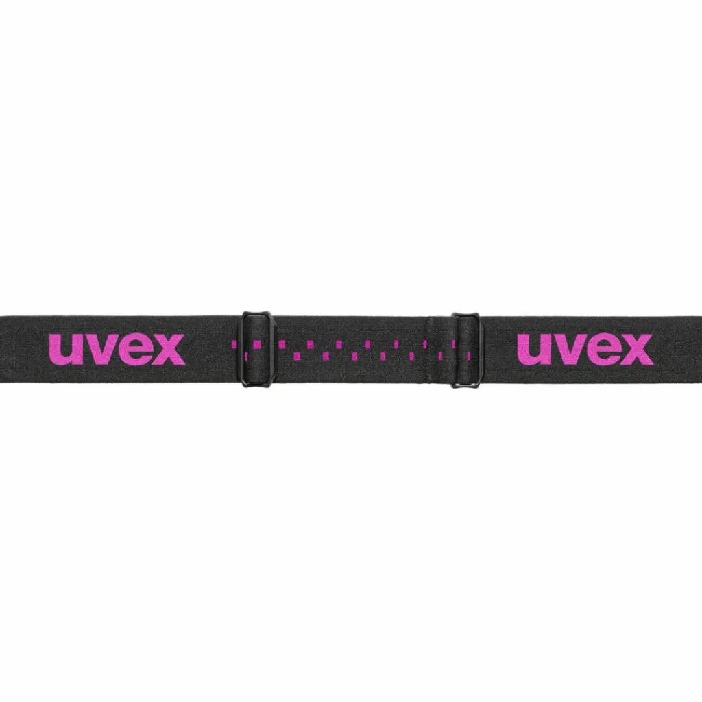 Uvex Skibrillen|Ski<· pwdr FM black matt-pink clear