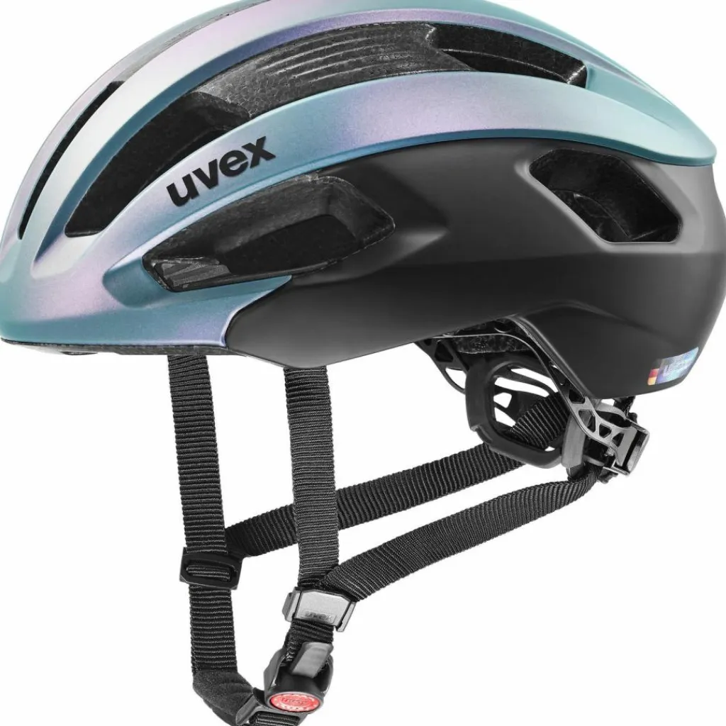 Uvex Fahrradhelme<· rise cc flip flop-black matt