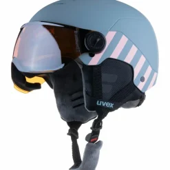 Uvex Helme|Schutzausrüstung<· rocket jr. vis rhino-blush mat