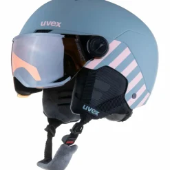 Uvex Helme|Schutzausrüstung<· rocket jr. vis rhino-blush mat
