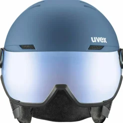 Uvex Skihelme<· WANTED VISOR stone blue matt