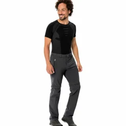 VAUDE Hosen<· Farley Stretch T-ZIp III black