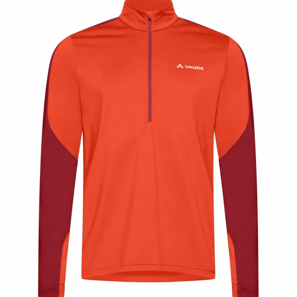 VAUDE Pullover & Sweats<· Men's Livigno Halfzip II carmine/glowing red