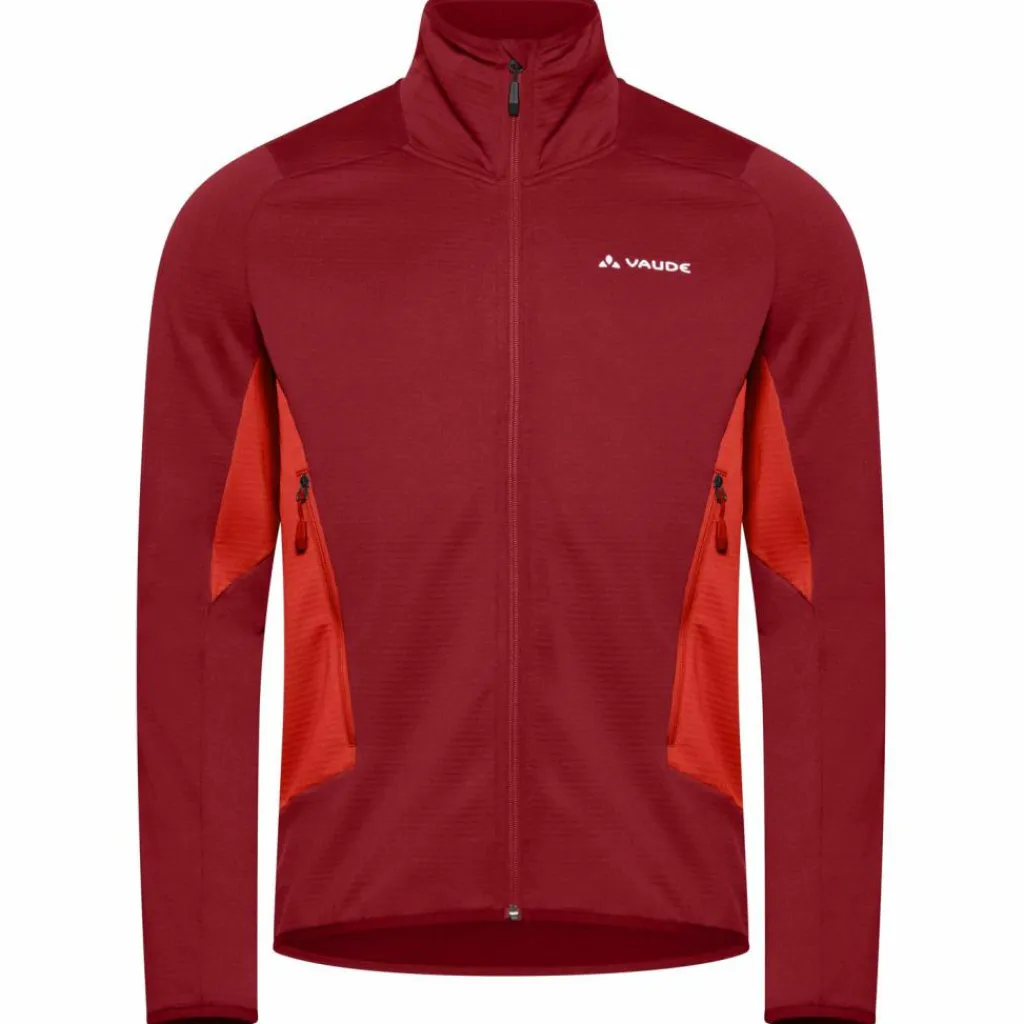 VAUDE Übergangsjacken<· Men's Monviso Fleece FZ Jacket II carmine/glowing red