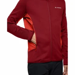 VAUDE Übergangsjacken<· Men's Monviso Fleece FZ Jacket II carmine/glowing red