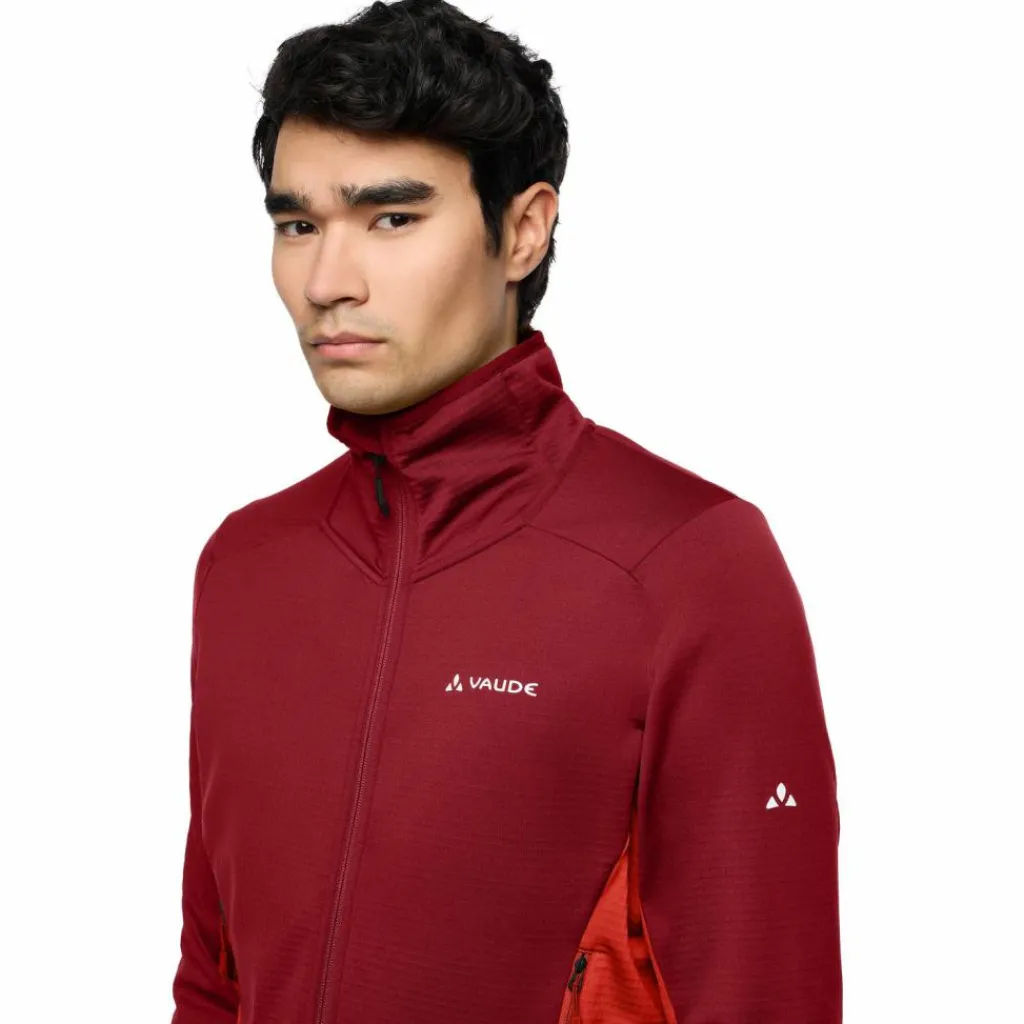 VAUDE Übergangsjacken<· Men's Monviso Fleece FZ Jacket II carmine/glowing red