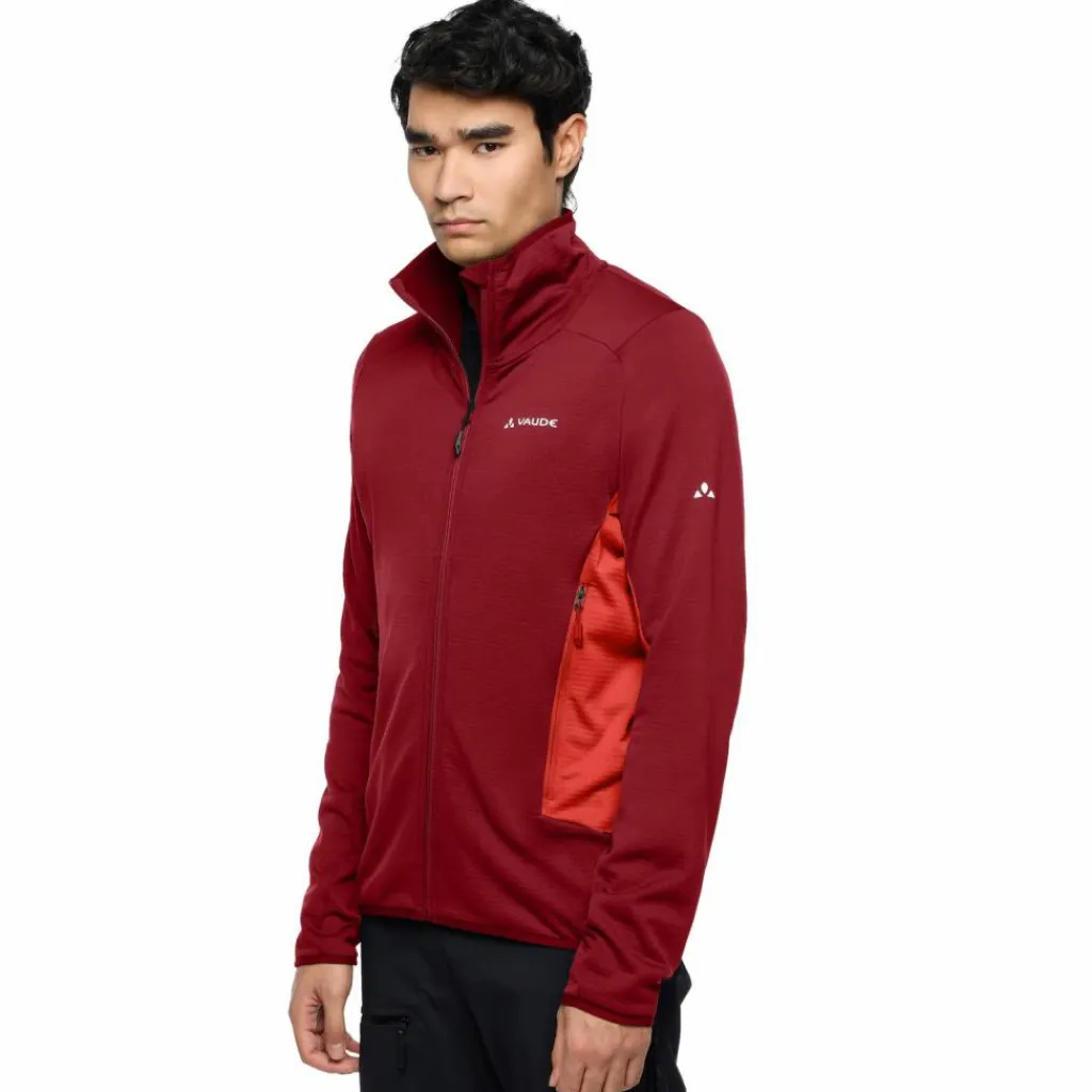 VAUDE Übergangsjacken<· Men's Monviso Fleece FZ Jacket II carmine/glowing red