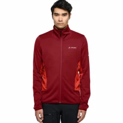VAUDE Übergangsjacken<· Men's Monviso Fleece FZ Jacket II carmine/glowing red