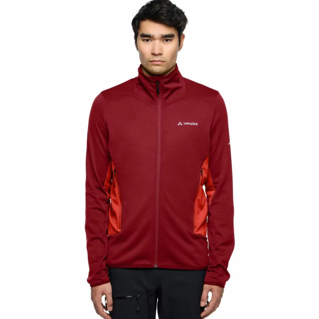 VAUDE Übergangsjacken<· Men's Monviso Fleece FZ Jacket II carmine/glowing red