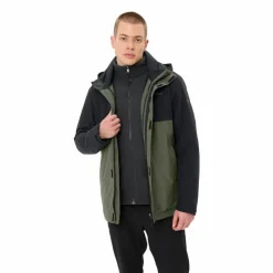 VAUDE Winterjacken<· Men's Rosemoor 3in1 Jacket black/khaki