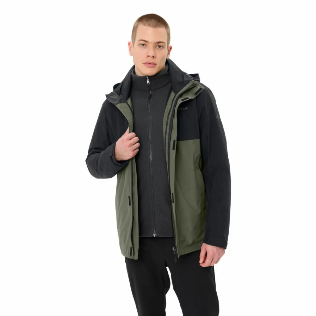 VAUDE Winterjacken<· Men's Rosemoor 3in1 Jacket black/khaki
