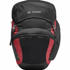 VAUDE Fahrradtaschen<· OnTour Back black/carmine