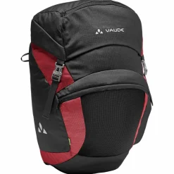 VAUDE Fahrradtaschen<· OnTour Back black/carmine