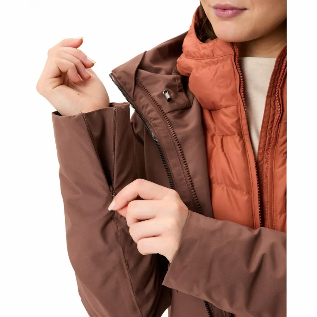 VAUDE Winterjacken<· Women's Annecy 3in1 Coat III tobacco