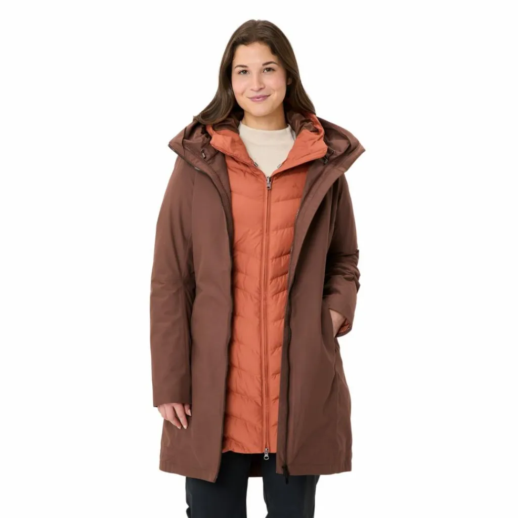 VAUDE Winterjacken<· Women's Annecy 3in1 Coat III tobacco