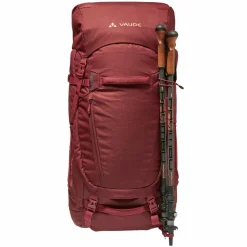 VAUDE Wanderrucksäcke|Rucksäcke<· Women's Astrum EVO 55+10 dark cherry