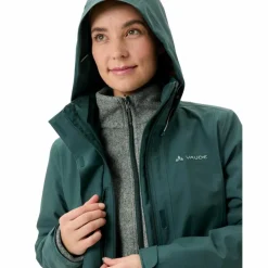VAUDE Regenjacken|Übergangsjacken<· Women's Idris 3in1 Parka IV deep pond