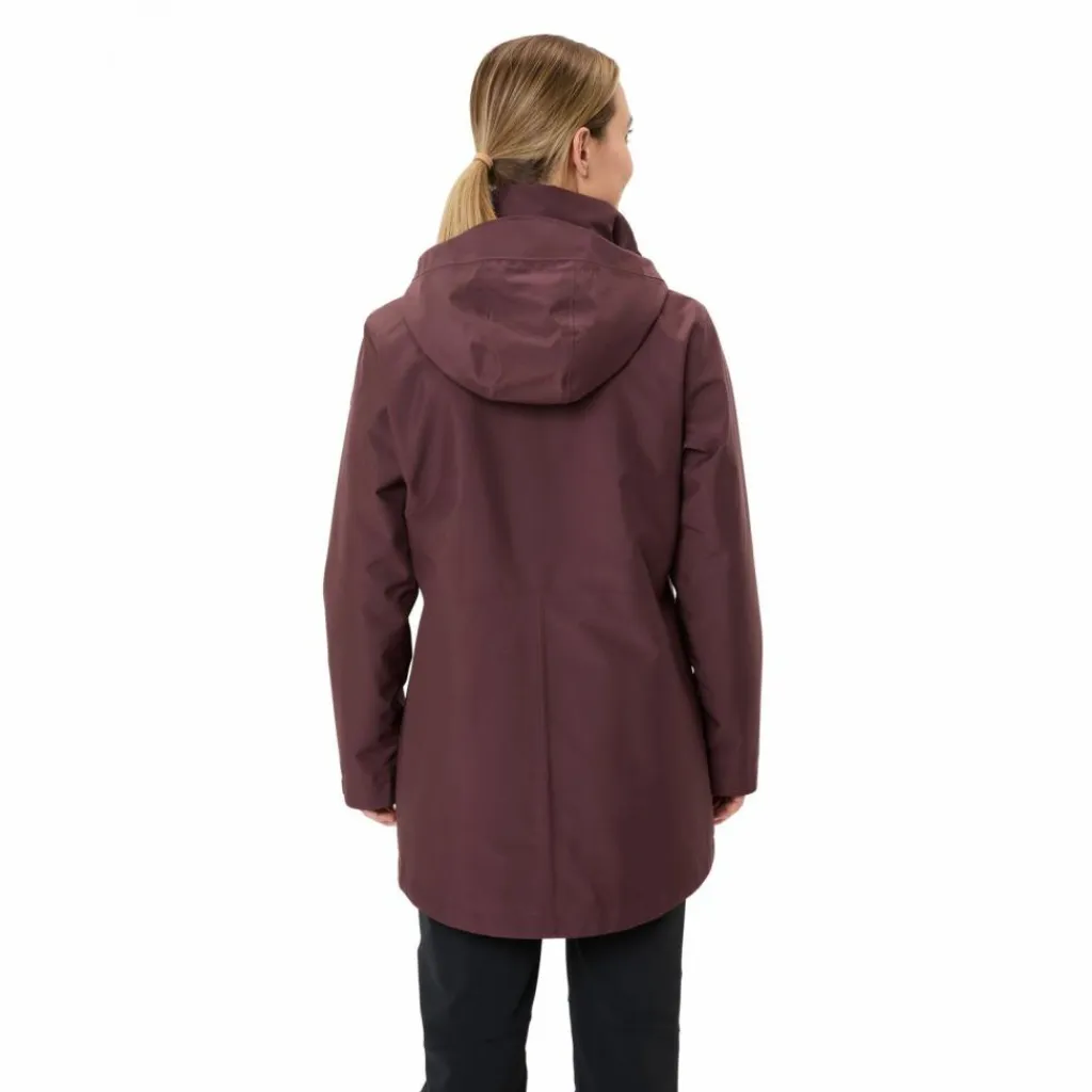 VAUDE Regenjacken|Übergangsjacken<· Women's Idris 3in1 Parka IV dark oak