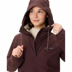 VAUDE Regenjacken|Übergangsjacken<· Women's Mineo 3in1 Jacket dark oak uni
