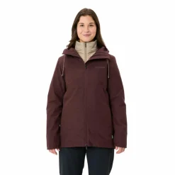 VAUDE Regenjacken|Übergangsjacken<· Women's Mineo 3in1 Jacket dark oak uni