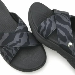 VENICE BEACH Badeschuhe<· Badepantolette schwarz - grau