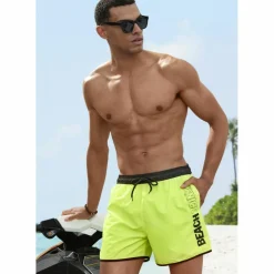 VENICE BEACH Schwimmen<· Badeshorts limette