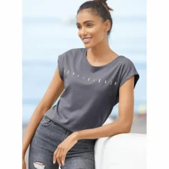 VENICE BEACH Shirts<· Kurzarmshirt grau