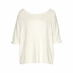Vivance Pullover & Sweats<· Kurzarmpullover wei&szlig;