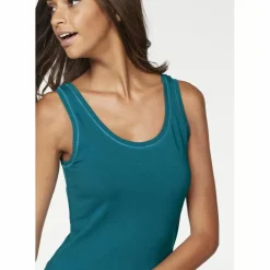 Vivance Tops & Tanks<· Tanktop petrol - schwarz