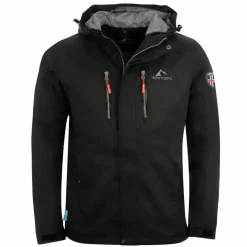 Westfjord Regenjacken<· Hengill Schwarz