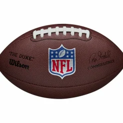 Wilson American Football|Bälle<· NFL DUKE REPLICA brown