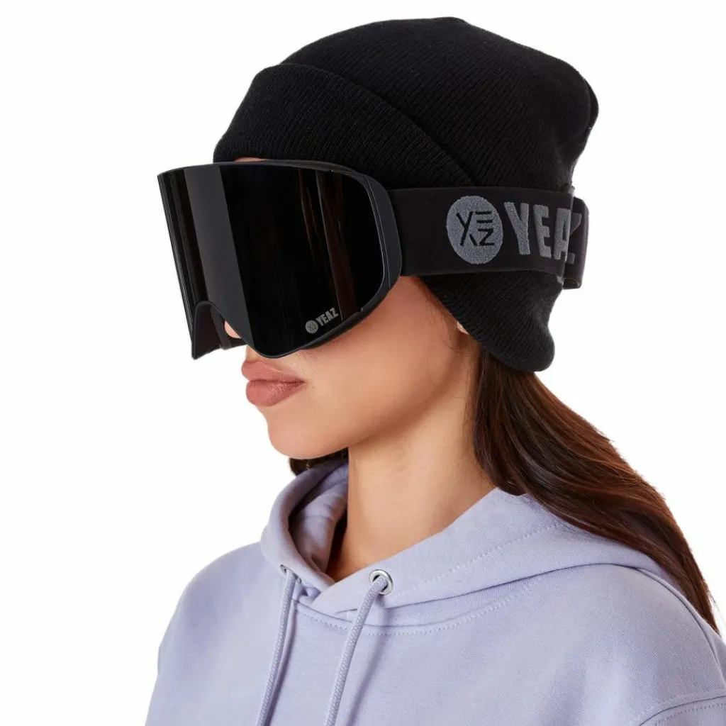 YEAZ Skibrillen<· APEX Midnight Black