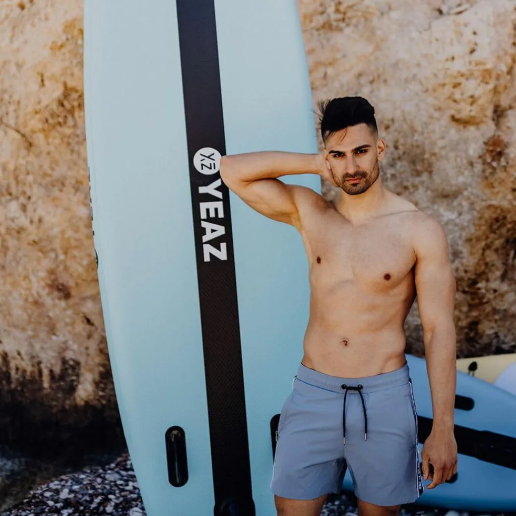YEAZ Stand Up Paddling<· BAIA - EXOTRACE PRO - Lagoon Blue