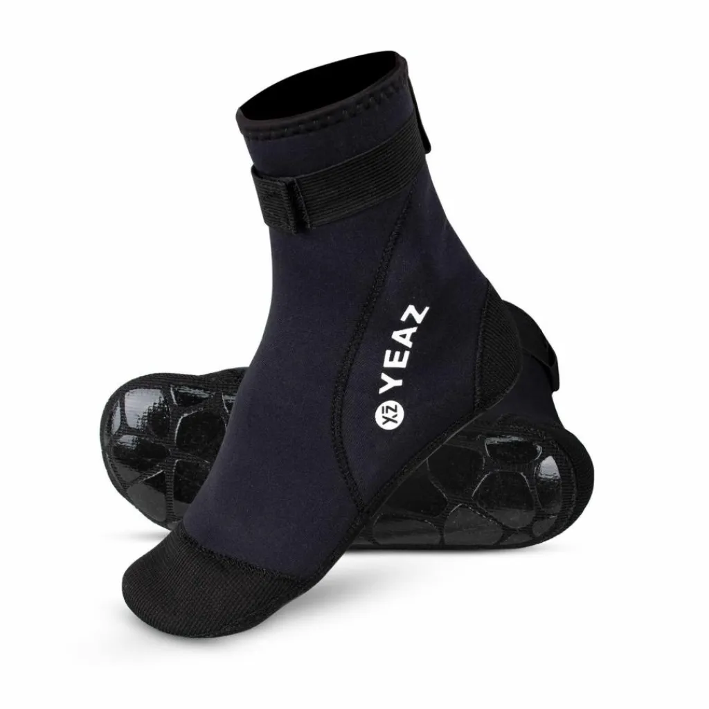 YEAZ Surfen|Schwimmen<· NEOSOCK HIGH PRO Eclipse Black