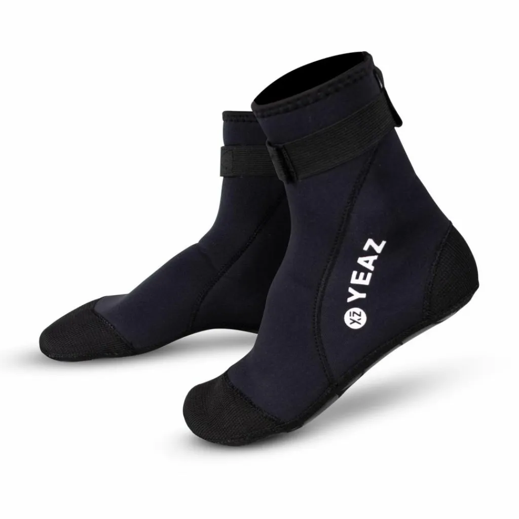 YEAZ Surfen|Schwimmen<· NEOSOCK HIGH PRO Eclipse Black