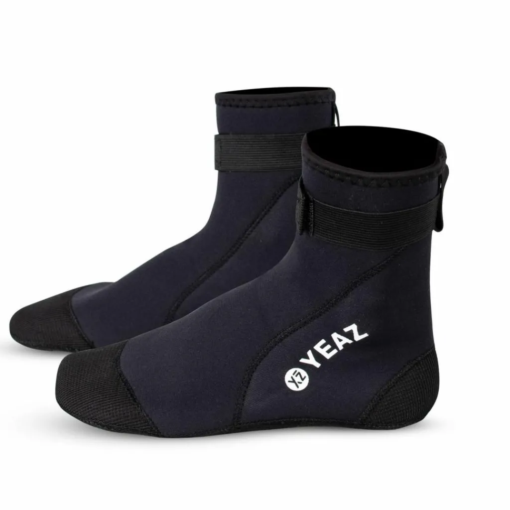 YEAZ Surfen|Schwimmen<· NEOSOCK HIGH PRO Eclipse Black