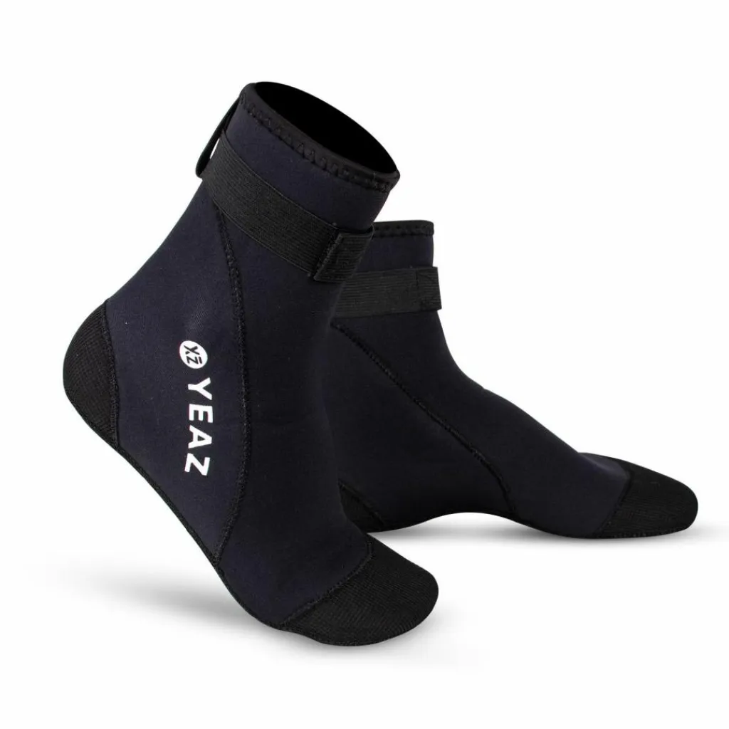 YEAZ Surfen|Schwimmen<· NEOSOCK HIGH PRO Eclipse Black