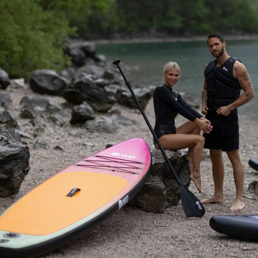 YEAZ Stand Up Paddling<· PARADISE BEACH - EXOTRACE PRO - Capri Orange