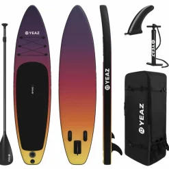 YEAZ Stand Up Paddling<· SUNSET BEACH - EXOTRACE PRO - SET Violet Purple
