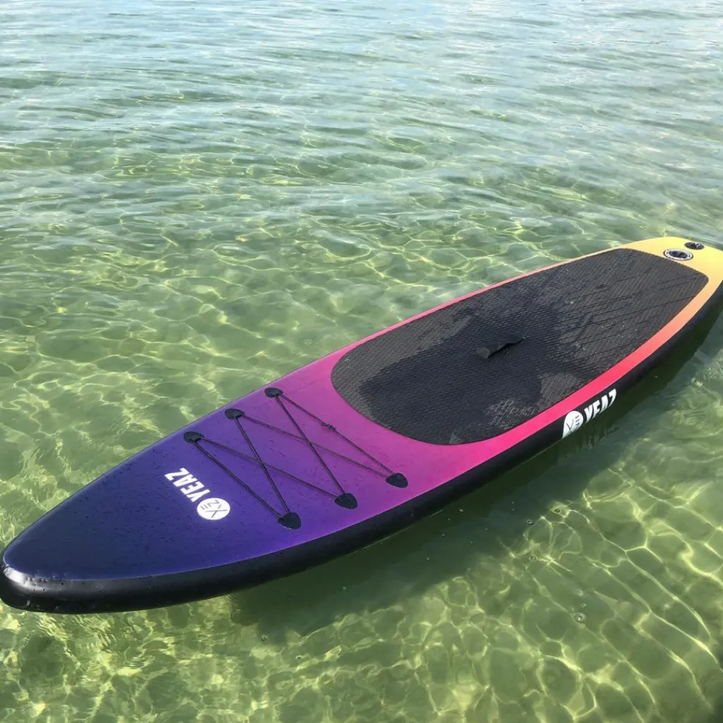 YEAZ Stand Up Paddling<· SUNSET BEACH - EXOTRACE PRO - SET Violet Purple