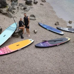 YEAZ Stand Up Paddling<· SUNSET BEACH - EXOTRACE PRO - SET Violet Purple