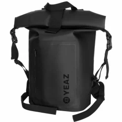 · Wasserfester Rucksack schwarzes Logo Damen Campingzubehör|Campingzubehör
