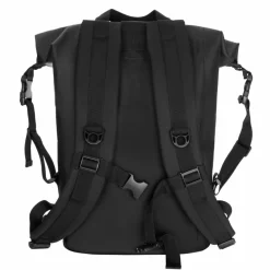 · Wasserfester Rucksack schwarzes Logo Damen Campingzubehör|Campingzubehör