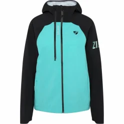 Ziener Radsport|Regenjacken<· NEHLE-Z tropical teal.black