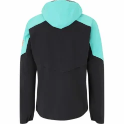 Ziener Regenjacken<· NEMIL-Z black.tropical teal