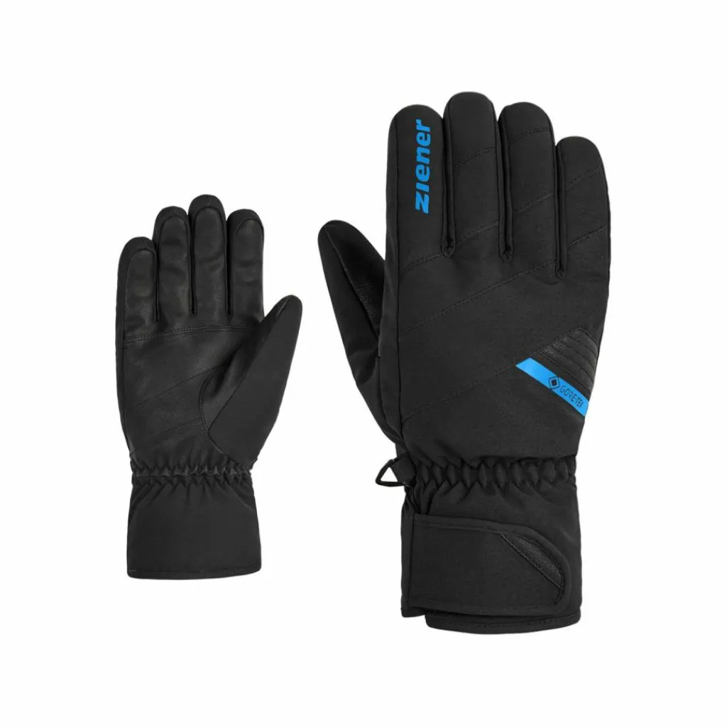 Ziener Skihandschuhe<· ZI-1726 GTX black.persian blue