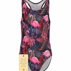 ZigZag Schwimmen<· Irena Print 3673 Flamingo