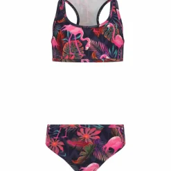 ZigZag Schwimmen<· Irena Print 3673 Flamingo