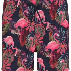 ZigZag Schwimmen<· Soda Print 3673 Flamingo